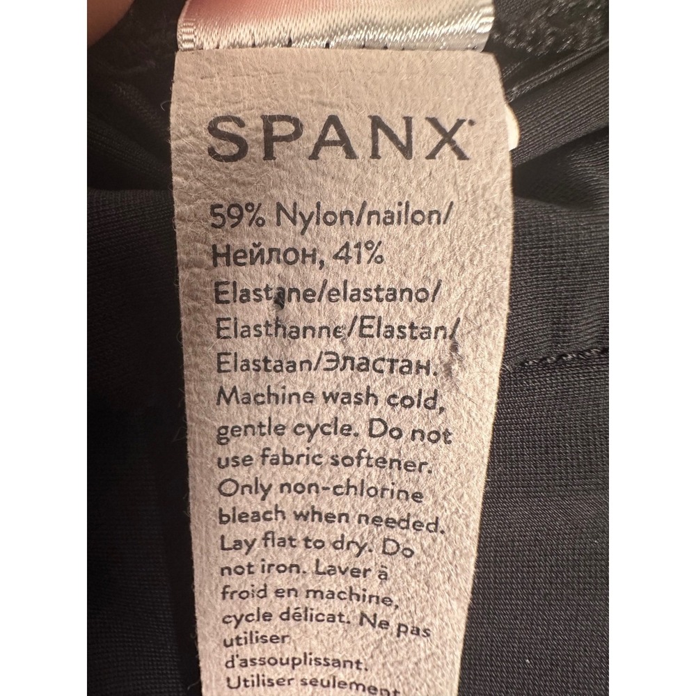 Spanx Sunshine Shorts Women Large Black Stretch Activewear Golf Pull on - Picture 7 of 8